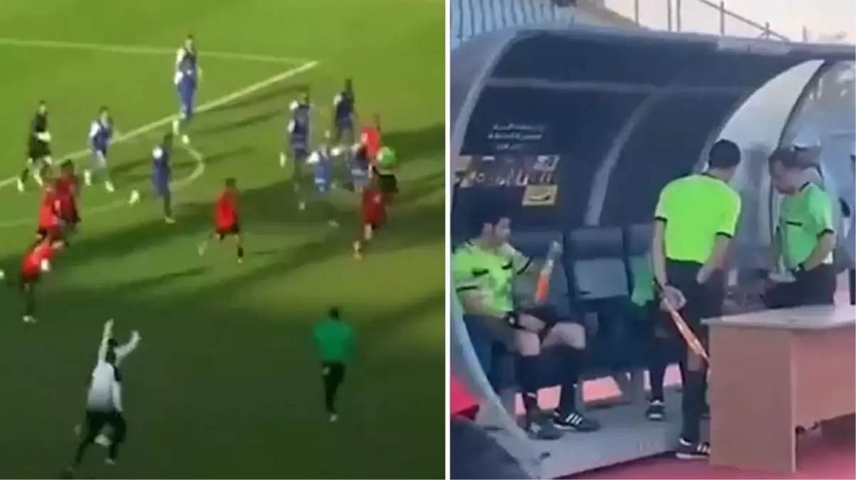 Yaptığı hareketin bedelini ağır ödedi! VAR bulunmayan ligde telefondan pozisyon izlemesinin cezası tarihe geçti