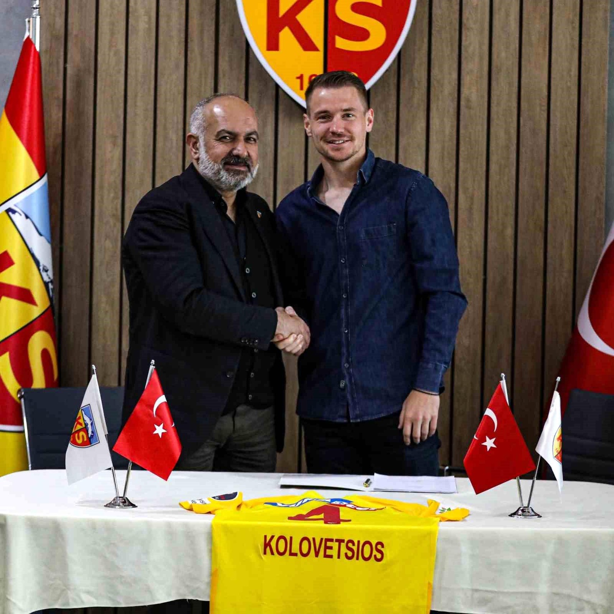 Dimitrios Kolovetsios, 2 yıl daha Kayserispor\'da