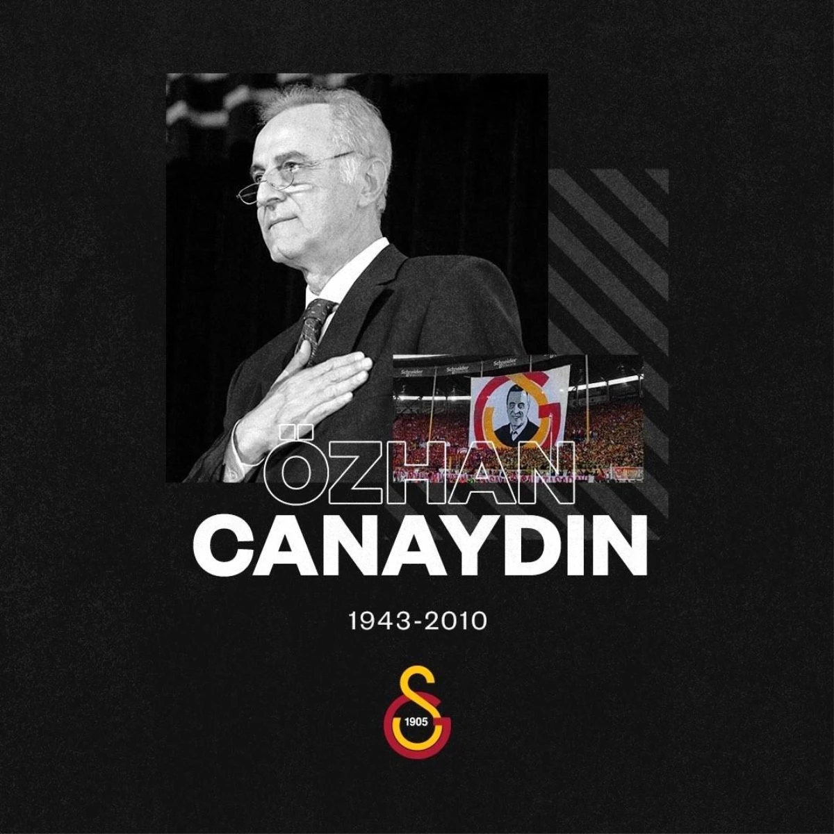 Galatasaray\'dan Özhan Canaydın için anma mesajı