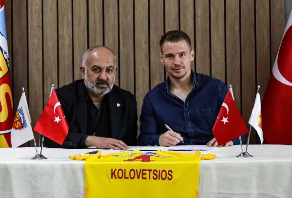 Kayserispor, Dimitrios Kolovetsios\'un sözleşmesini uzattı