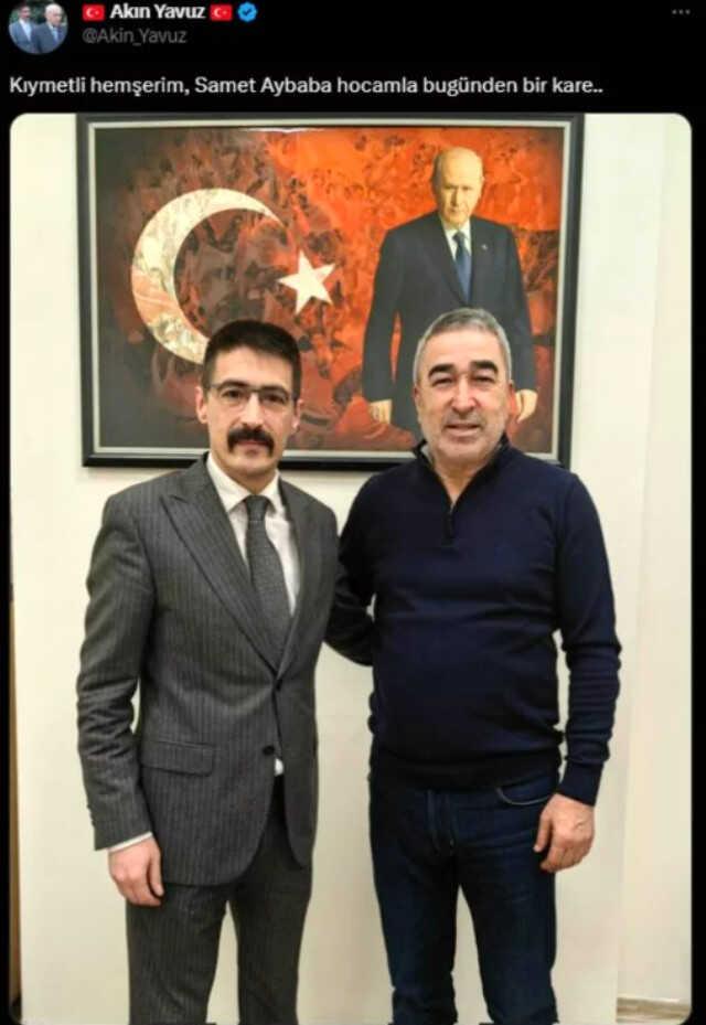 MHP'den Ünal Karaman ve Gökhan Zan hamlesine karşılık mı geliyor? Samet Aybaba fotoğrafı kulisleri hareketlendirdi