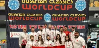 Milli kick boksçu Efe Aydın, Avusturya'da dünya ikincisi oldu