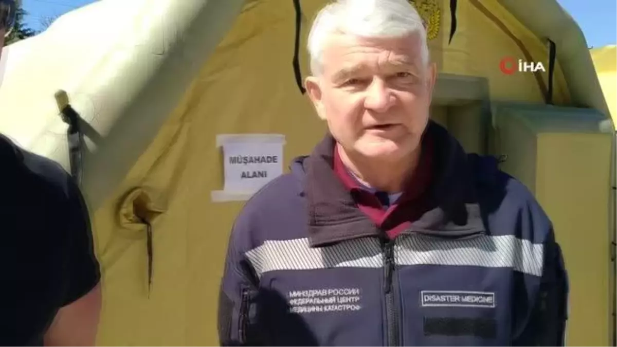 Rusya Federasyonu, Erzin'e seyyar hastane kuruyor