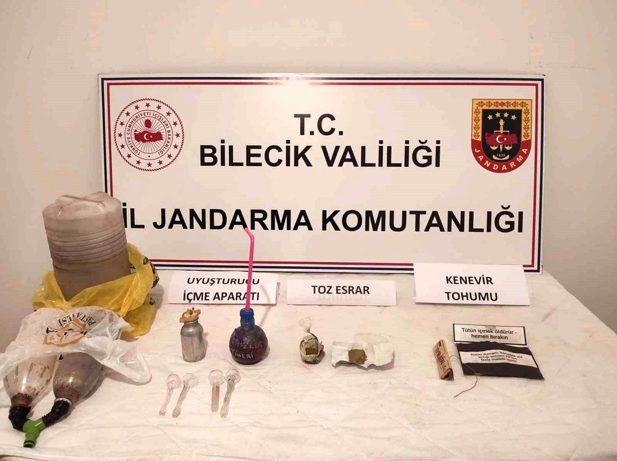 Bilecik\'te uyuşturucu operasyonu