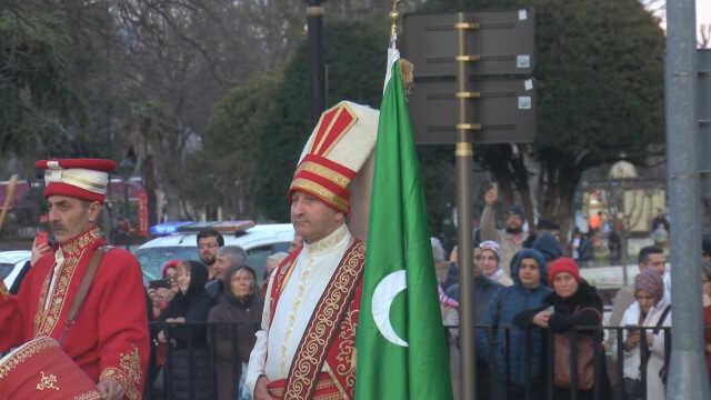 Havadan fotoğraflarla// Sultanahmet Meydanı'nda 201 yıllık gelenek bozulmadı