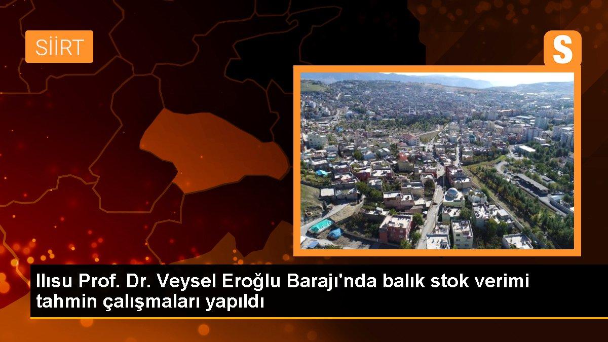 Ilısu Prof. Dr. Veysel Eroğlu Barajı\'nda balık stok verimi tahmin çalışmaları yapıldı