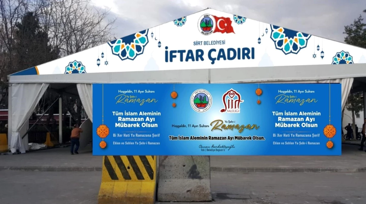 Siirt belediyesi, her gün bin 500 kişiye iftar verecek