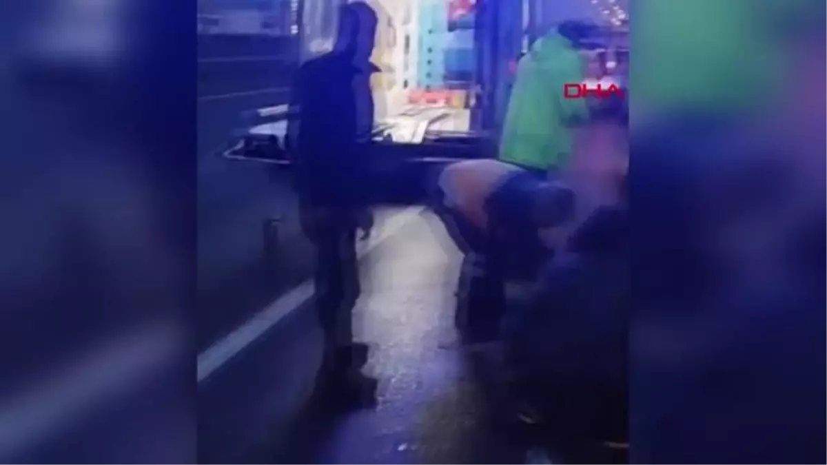 TIR\'LAR KAZAYA KARIŞTI, 1 YARALI