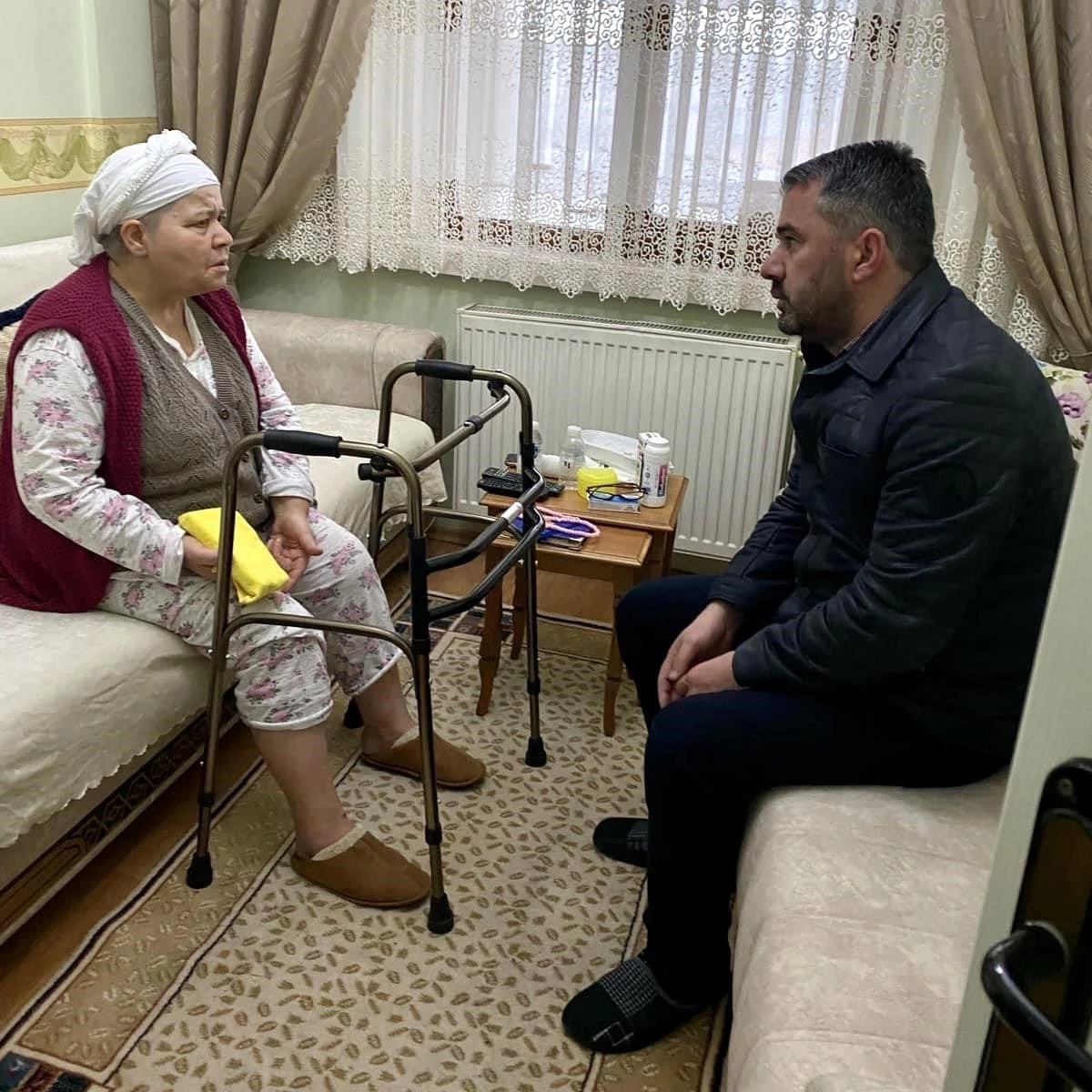 Başkan Çetin\'den Ramazan ayında hastalara moral ziyareti