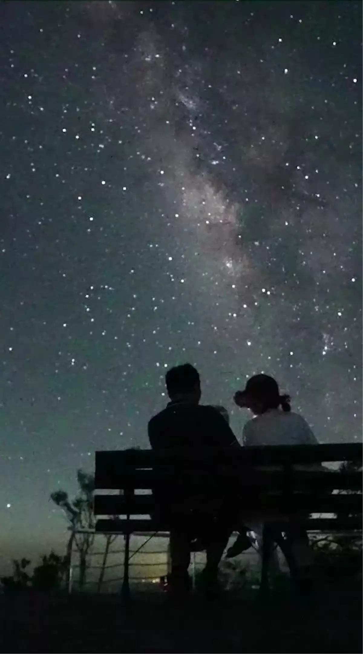 Çin\'in Hezhou Kentinde Gökyüzünün Nefes Kesen Manzarası