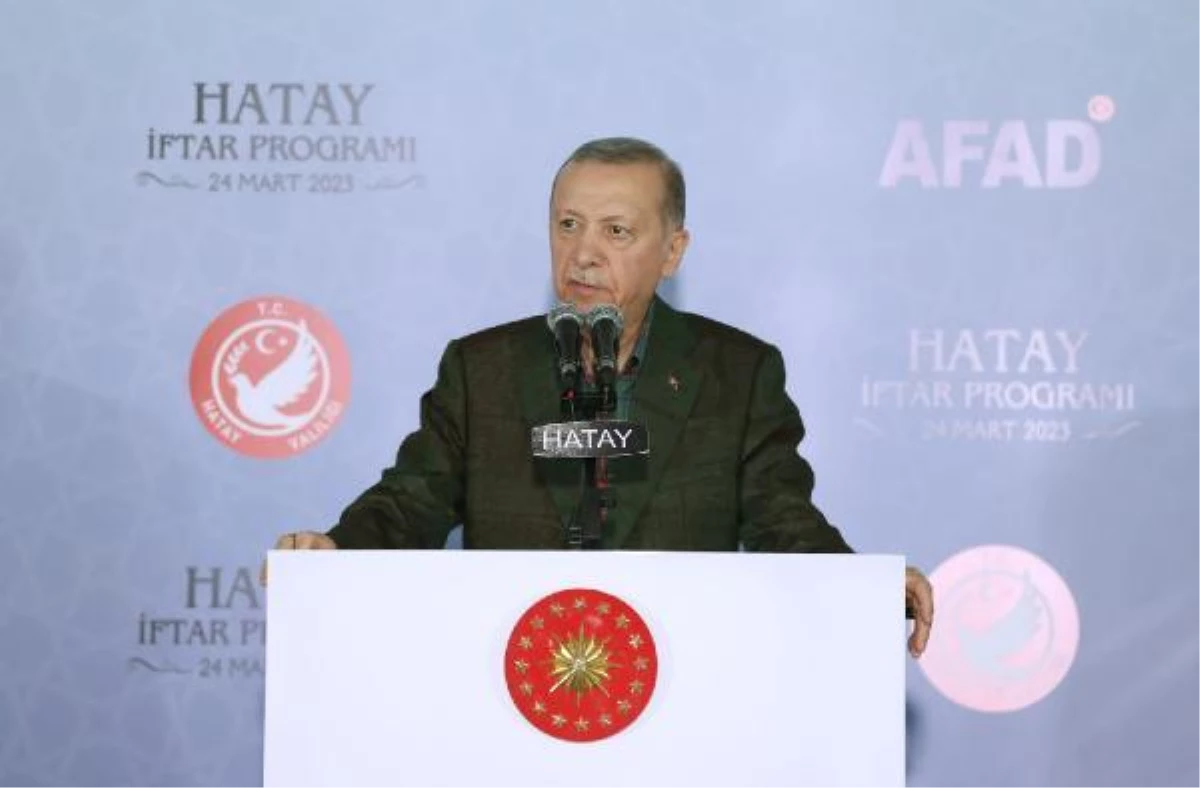 Erdoğan: Bize düşen asıl görev en büyük yıkıma uğrayan Hatay\'ı bir an önce ayağa kaldırmak (2)