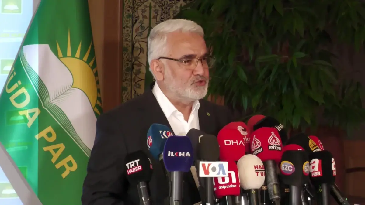 HÜDA PAR Genel Başkanı Yapıcıoğlu: "Öncelikli hedefimiz Erdoğan\'ın 14 Mayıs\'taki seçimlerde yine ipi önde göğüslemesi"