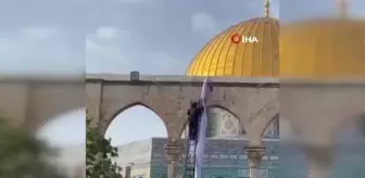 İsrail güçlerinden cuma namazı sonrası Mescid-i Aksa'ya baskın