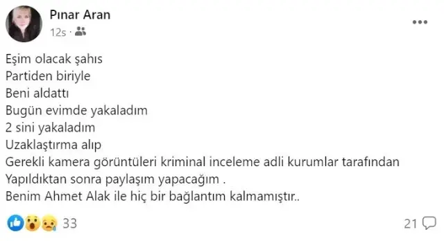 İYİ Parti'deki yasak aşk krizinde yeni perde! 'Evimde başka bir kadınla bastım' dediği kocasından özür diledi