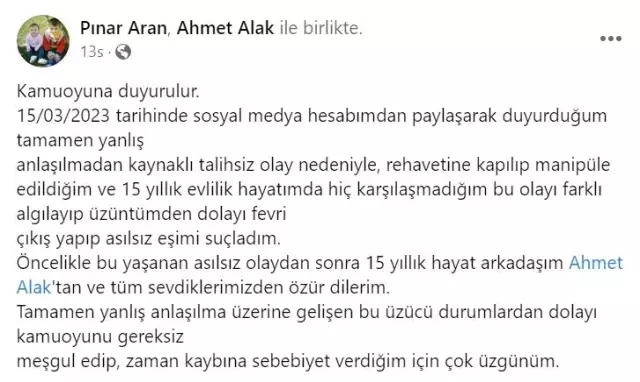 İYİ Parti'deki yasak ak krizinde yeni perde! 'Evimde başka bir kadınla bastım' dediği kocasından özür diledi