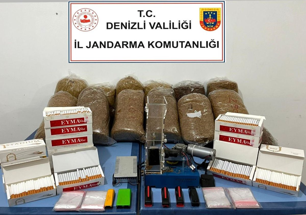 Jandarmadan kaçak tütün operasyonu