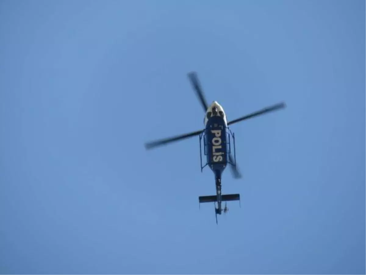 KADIKÖY\'DE HELİKOPTER DESTEKLİ HUZUR DENETİMİ