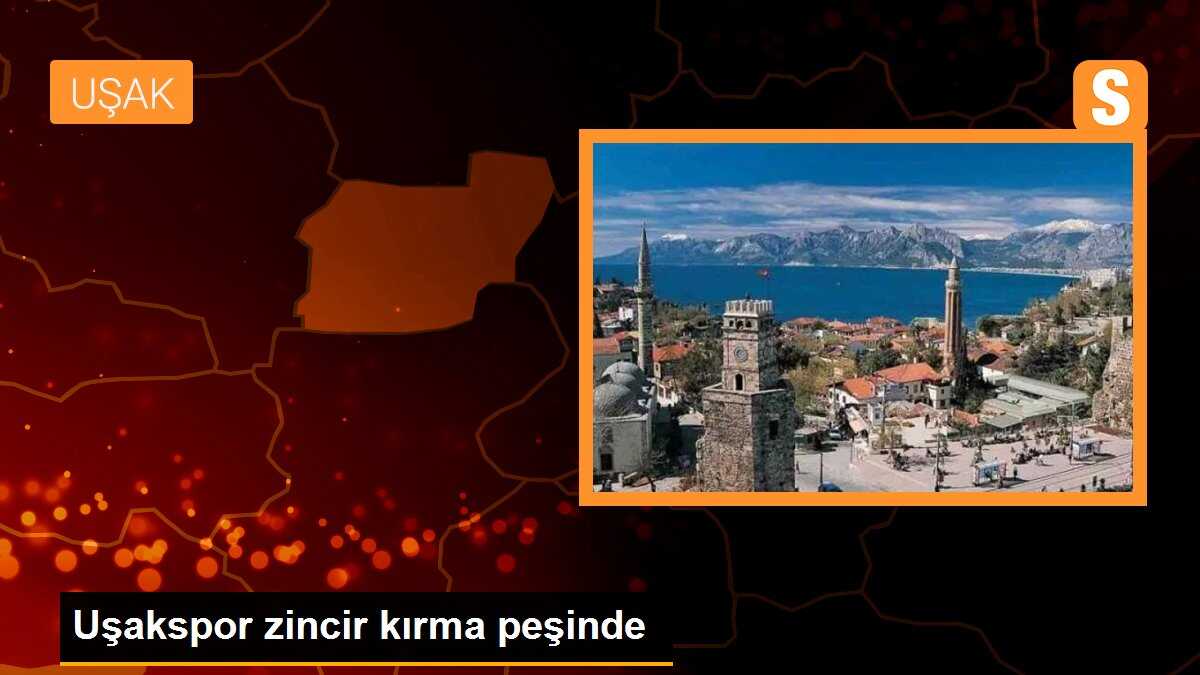 Uşakspor zincir kırma peşinde