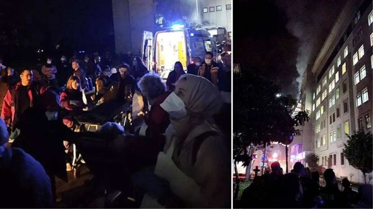 Üsküdar\'daki hastanede yangın çıktı! 1 yoğun bakım hastası yaşamını yitirdi, 10 kişi yaralandı