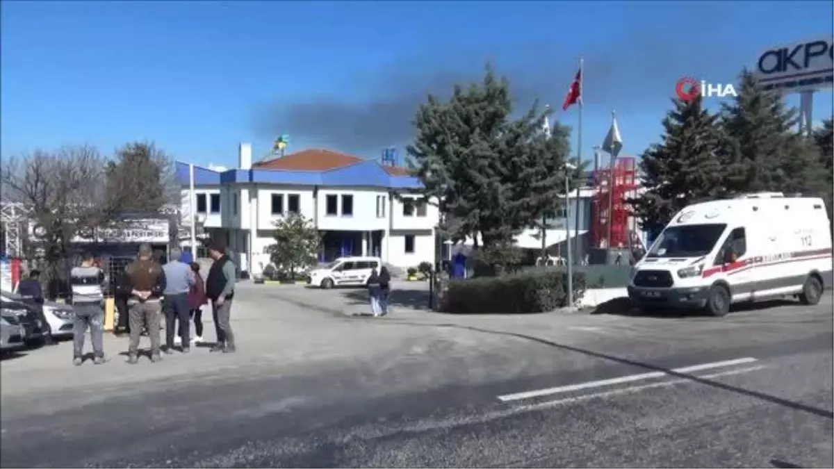 Tekirdağ\'da kimya fabrikasında patlama sonrası yangın çıktı