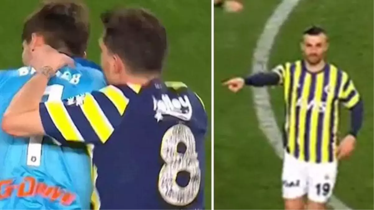 Tepki çekti! Dostluk maçında rakibinin ensesine yapışan Mert Hakan\'a uyarı