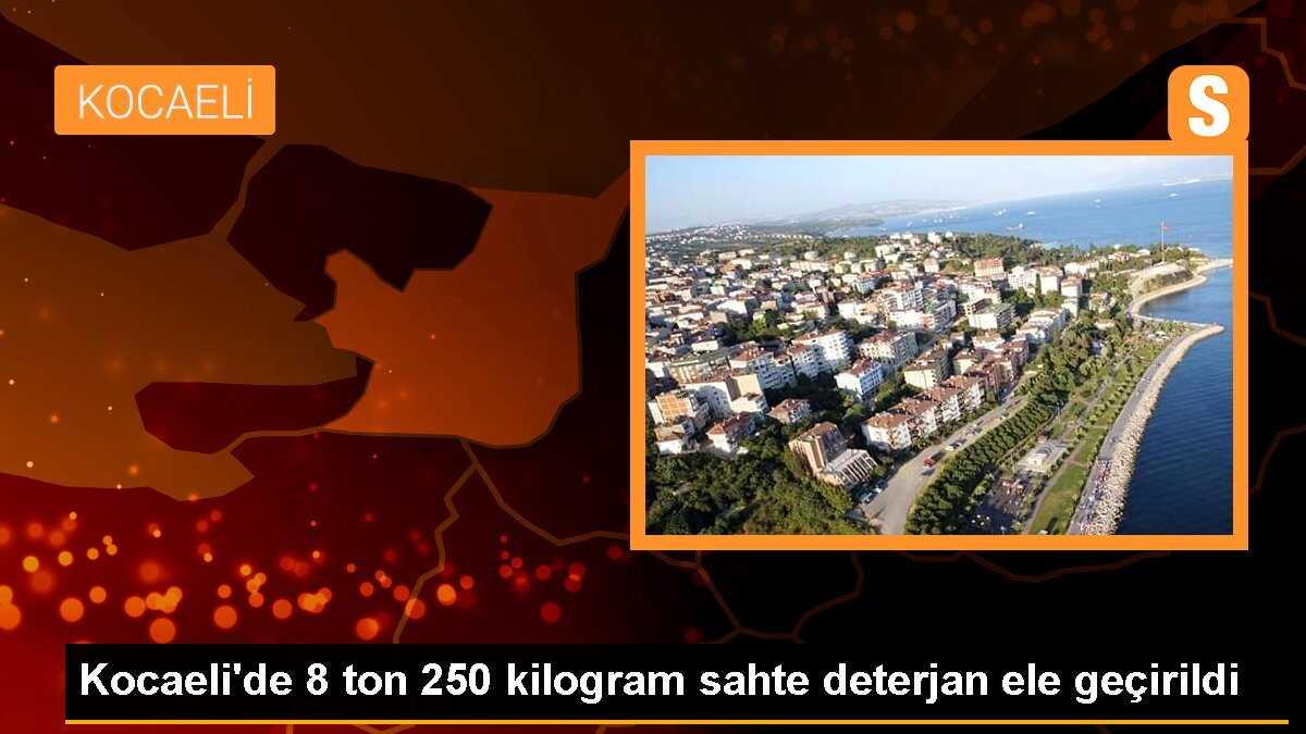 Kocaeli\'de 8 ton 250 kilogram sahte deterjan ele geçirildi