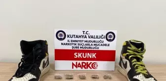 Kütahya'da ayakkabı tabanında uyuşturucuyla yakalanan şahıs tutuklandı