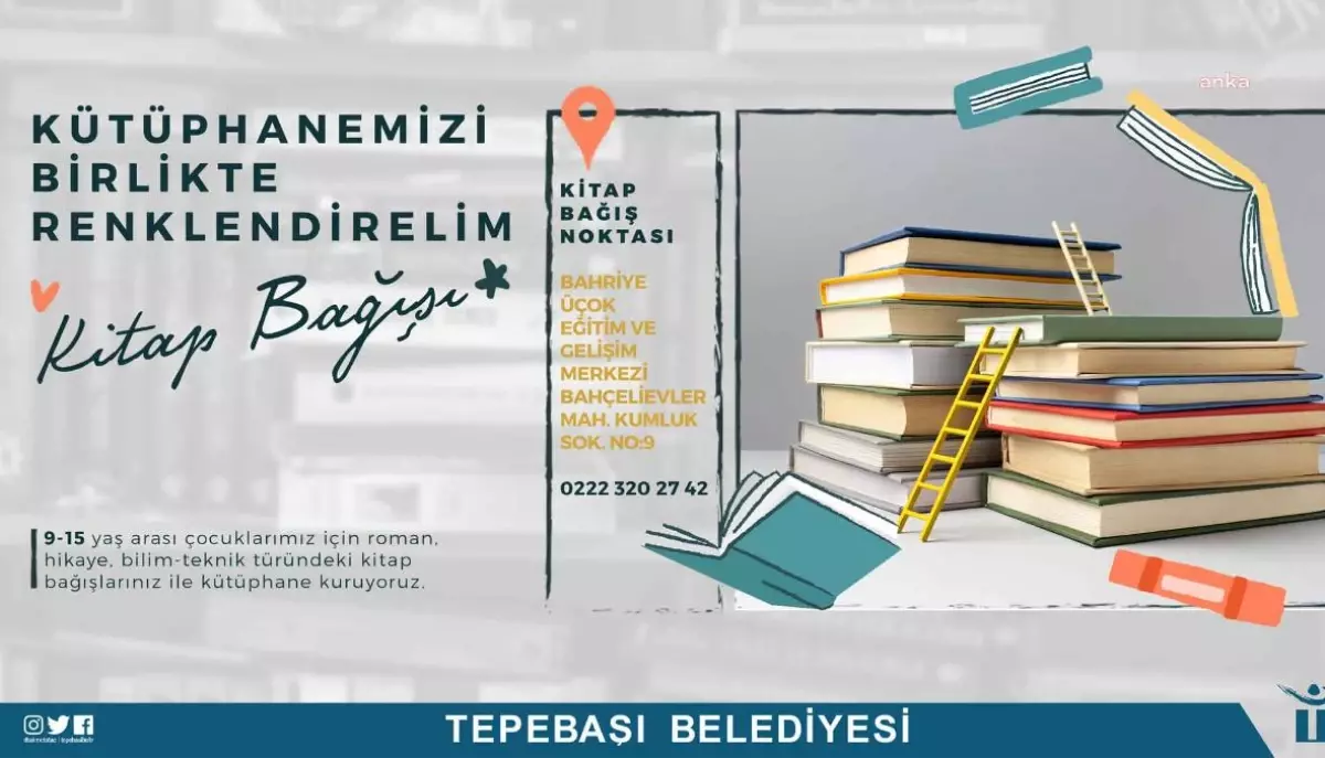 Tepebaşı Belediyesi, Çocuklar İçin Kütüphane Kuruyor