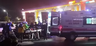 U dönüşü yapan otomobil ile motosiklet çarpıştı: 1 yaralı