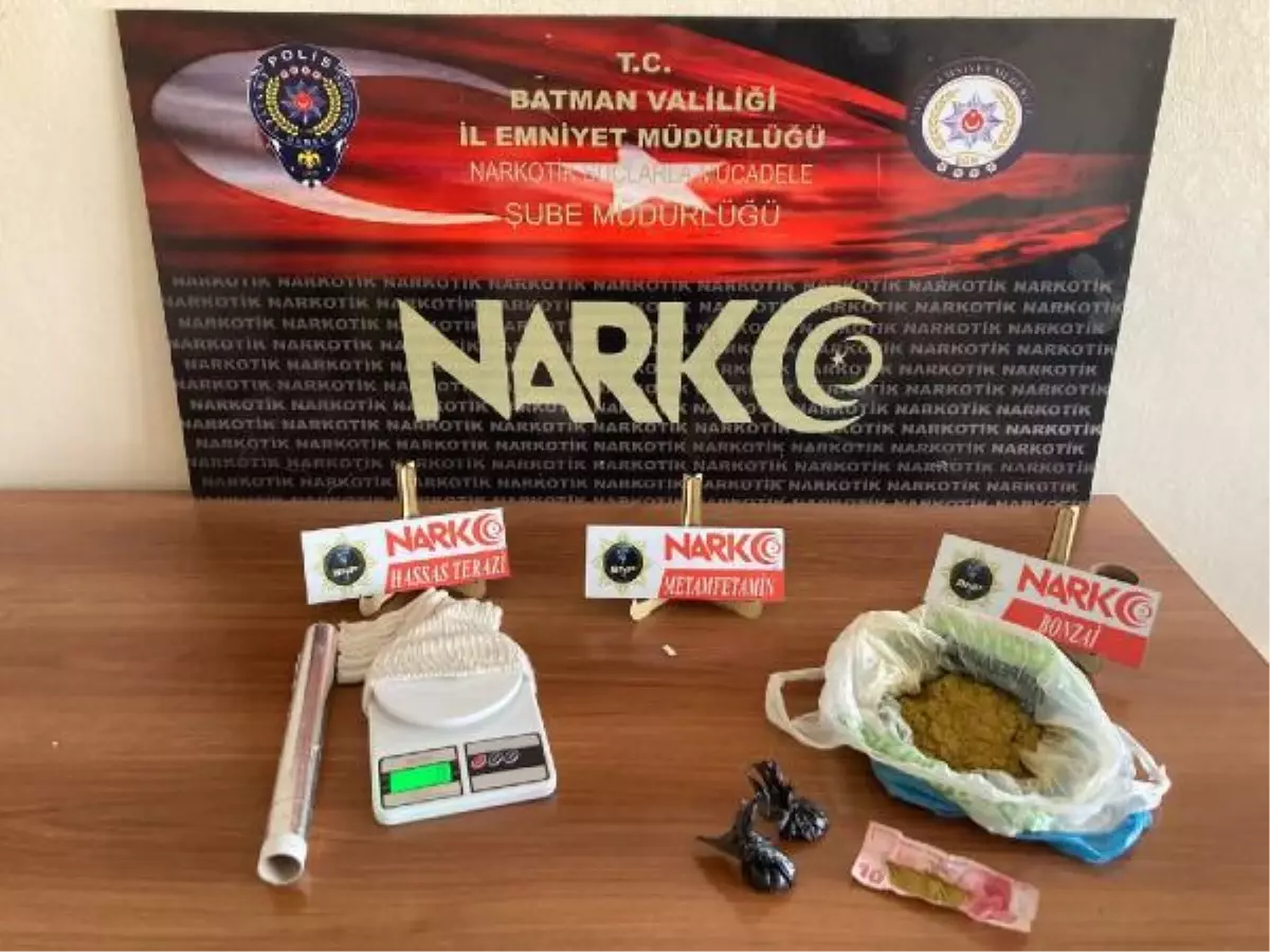 Batman\'da uyuşturucu operasyonuna 2 tutuklama