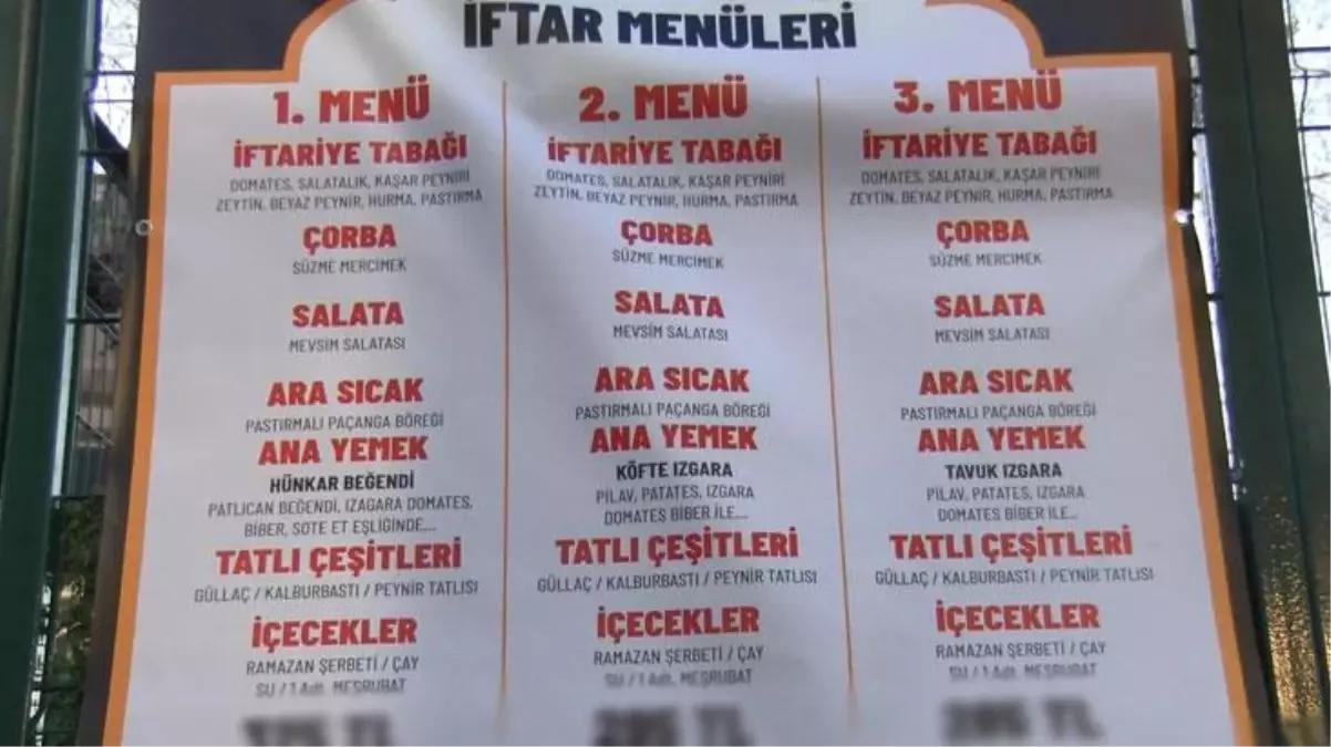 Fiyat artışları, Ramazan menülerinde de fark edildi! Restoran ve lokantalar iftarda boş kaldı