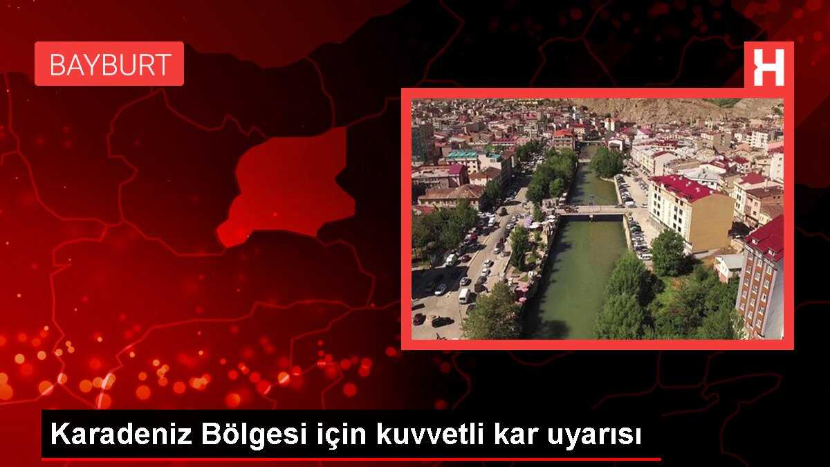 Karadeniz Bölgesi için kuvvetli kar uyarısı