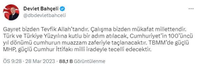 MHP, AK Parti ile ortak listeyle mi seçime gidecek? Bahçeli'den merak edilen soruya yanıt