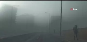 Sis görüş mesafesini 10 metreye kadar düşürdü, sürücüler zor anlar yaşadı