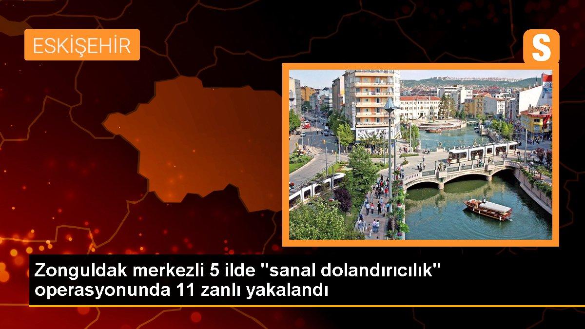 Zonguldak merkezli 5 ilde "sanal dolandırıcılık" operasyonunda yakalanan 10 zanlı tutuklandı