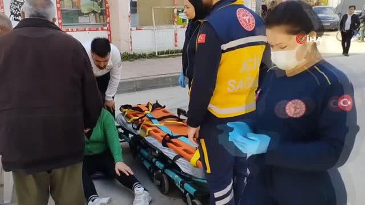 Bulgar sürücünün çarptığı kadın yaralandı
