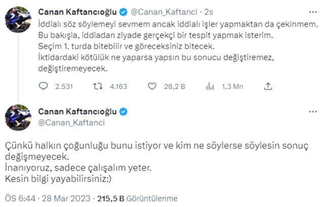 Canan Kaftancıoğlu'ndan seçim sonuçlarına ilişkin iddialı sözler