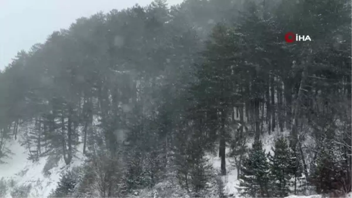 Çankırı\'nın yüksek kesimleri beyaza büründü