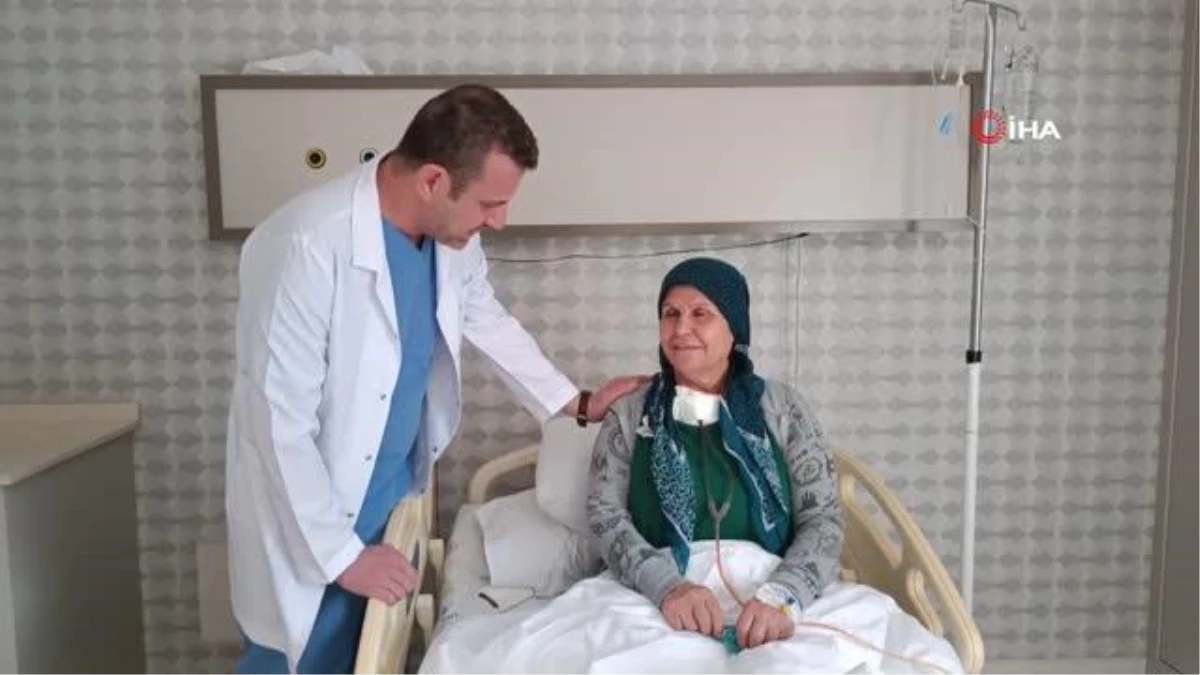 Daha önce 3 kez ameliyat oldu... Tiroid kanserinden Egekent Hastanesi\'nde kurtuldu
