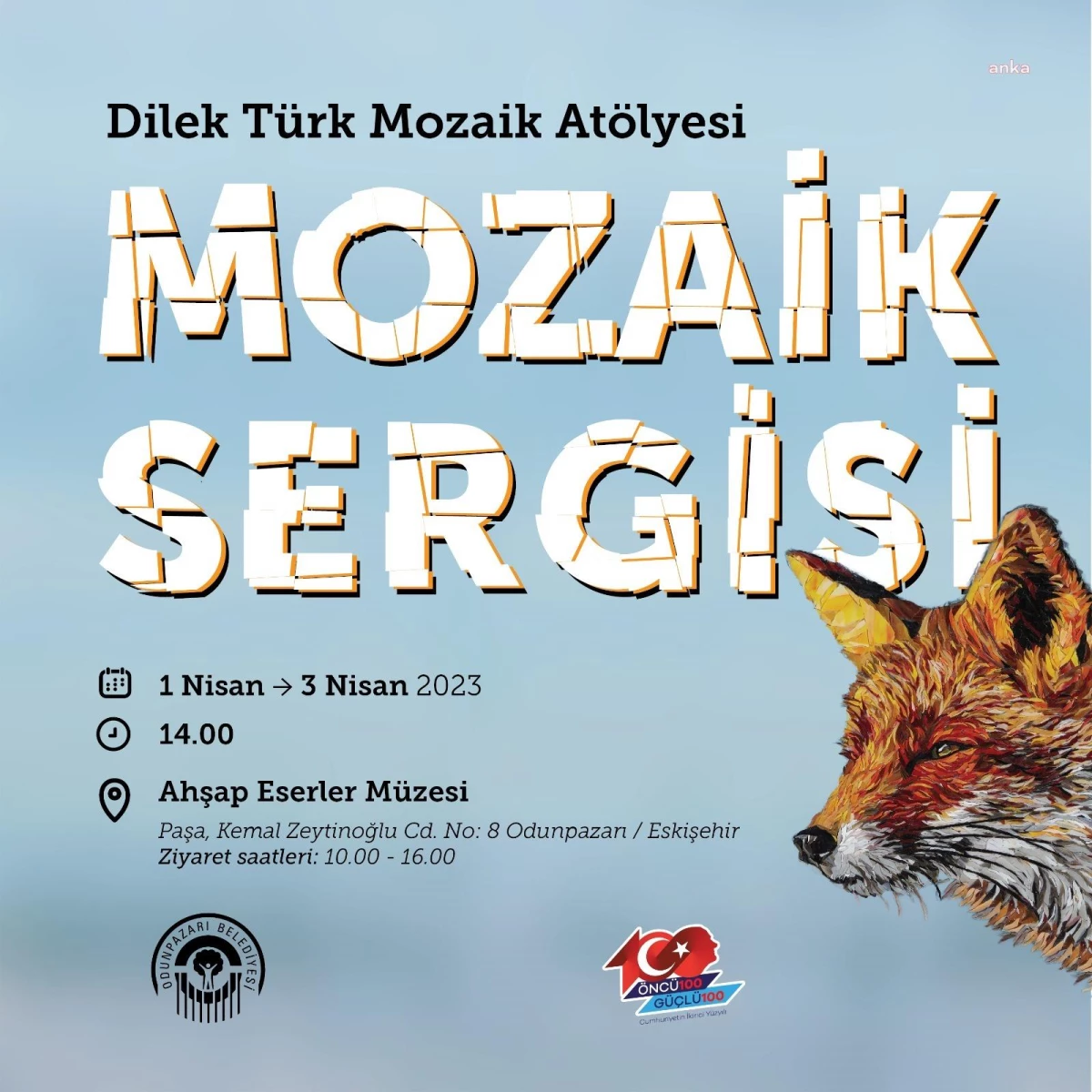 Dilek Türk\'ün \'Mozaik Sergisi\', Odunpazarı\'nda
