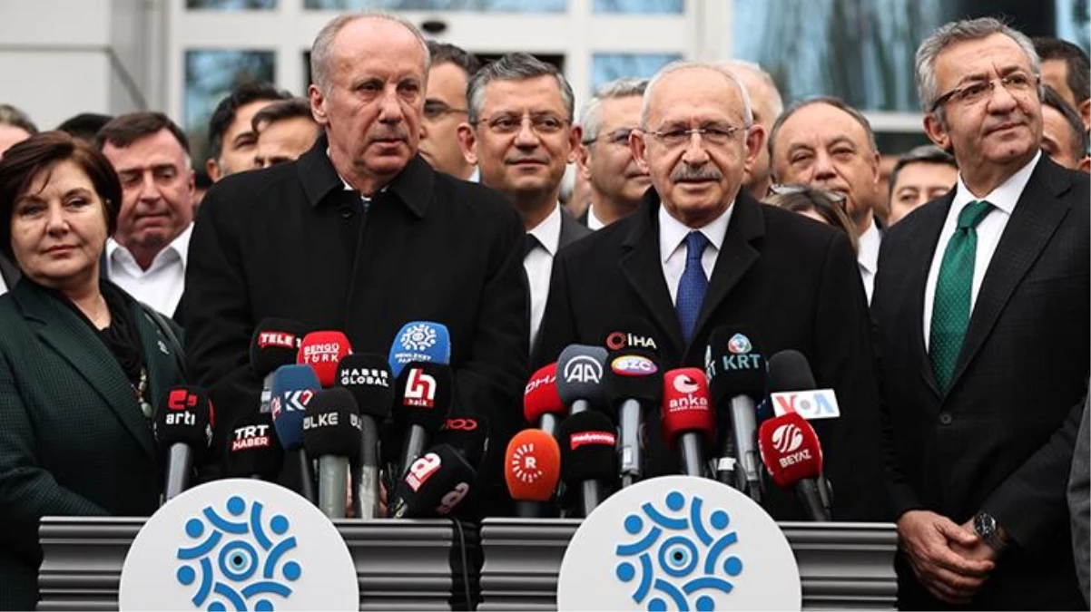 Kılıçdaroğlu ile görüşen İnce\'den dikkat çeken ittifak mesajı: Menfaatler değil ilke ittifakları olmalıdır