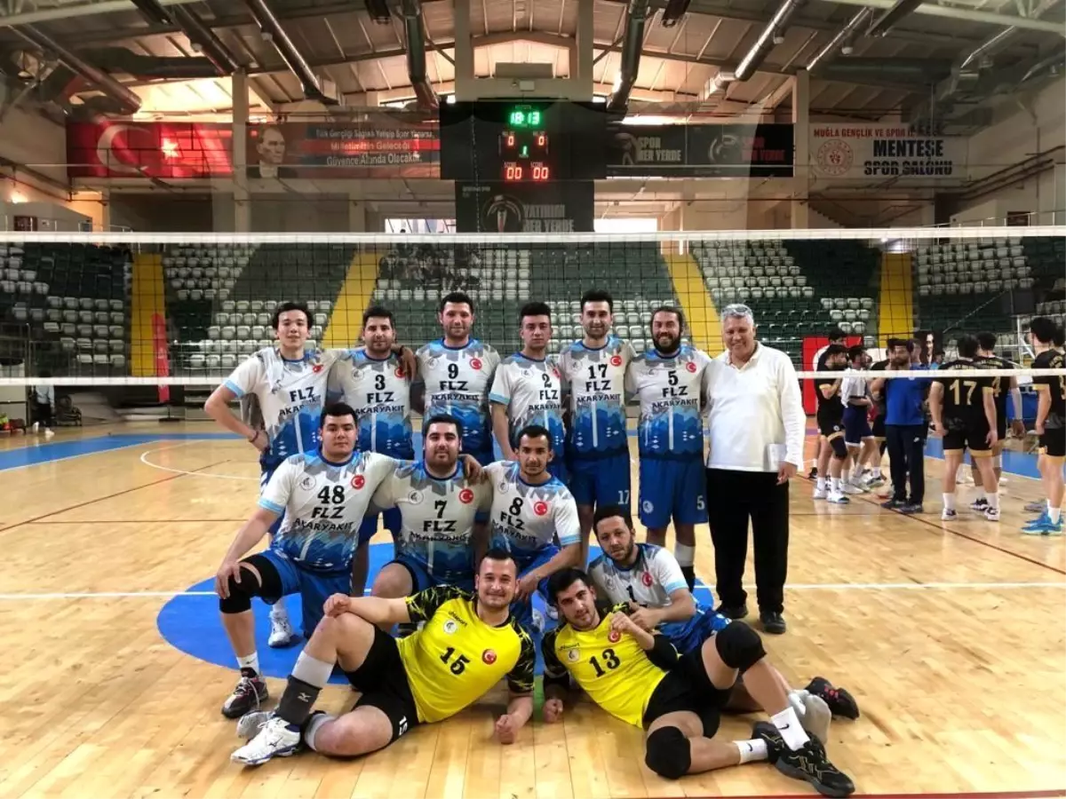 Köyceğiz voleybol Bölgesel Erkek Liginde ikinci oldu