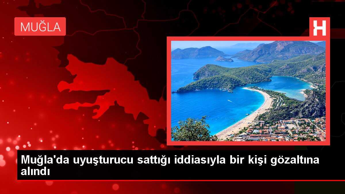Muğla'da uyuşturucu sattığı iddiasıyla bir kişi gözaltına alındı