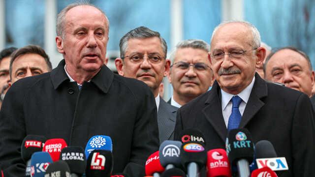 Muharrem İnce'nin Kılıçdaroğlu'nu uğurlarken söylediği cümle görüşmenin önüne geçti: Hoşgeldiniz, güle güle