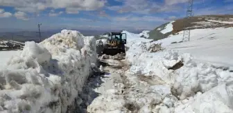 Van'da 3 metre karla mücadele