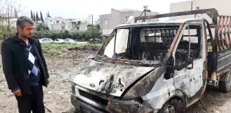 Yardıma giderken yardıma muhtaç oldu: Depremzedelere yardım etmek için aldığı emanet araba yandı