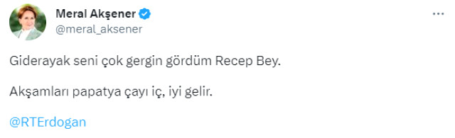 Akşener'den Cumhurbaşkanı Erdoğan'ın 'Beni kendinle uğraştırma' sözlerine yanıt: Ben buradayım, adresim belli