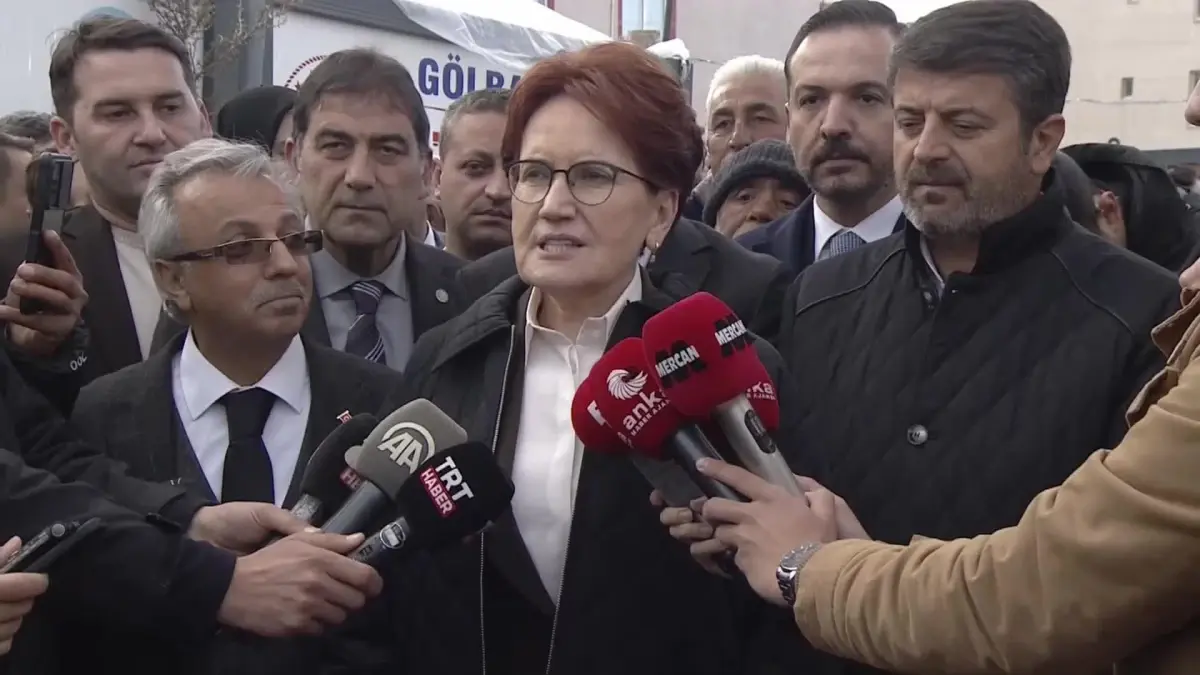 Akşener\'den Erdoğan\'a Yanıt: "Ben Buradayım, Adresim Belli, Çantam Elimde, Benim İçin Silivri Soğuk Değil; Buyurun Recep Bey"