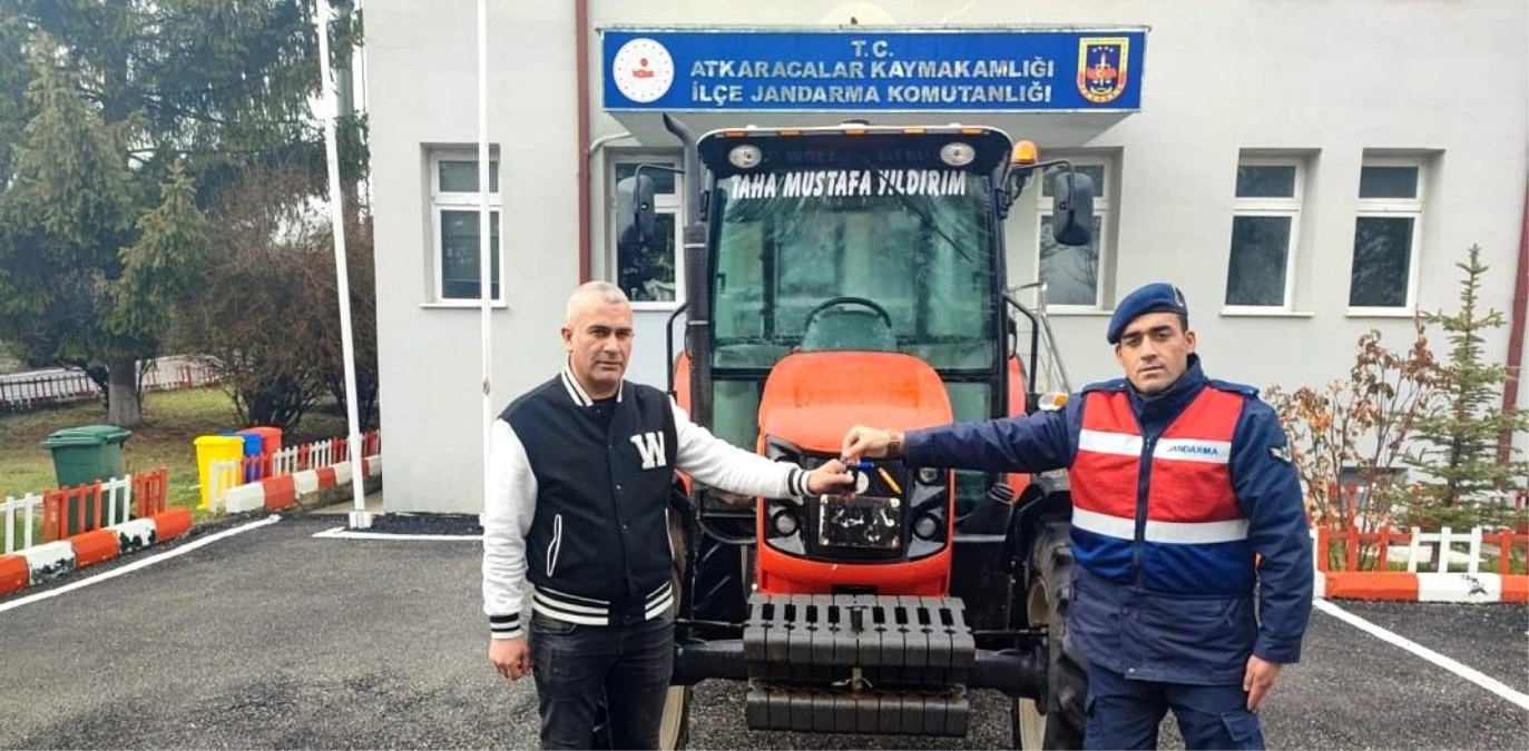 Çalınan traktör Konya\'da bulundu