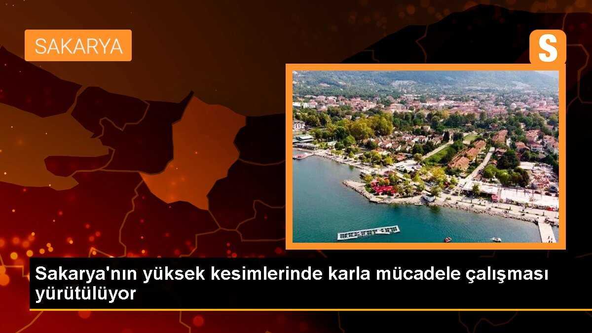 Sakarya\'nın yüksek kesimlerinde karla mücadele çalışması yürütülüyor